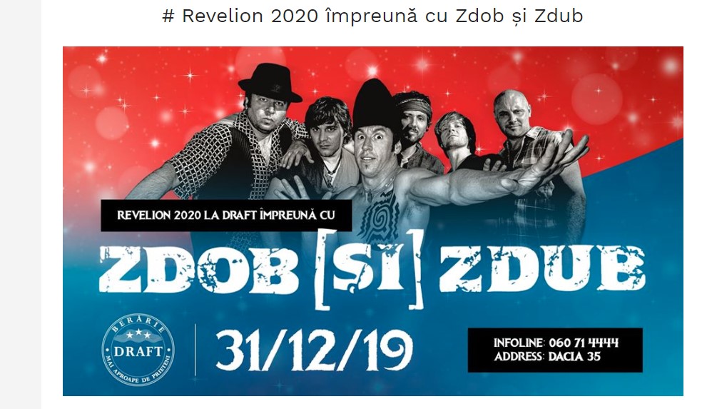 Unde petrecem noaptea de Revelion 2020?