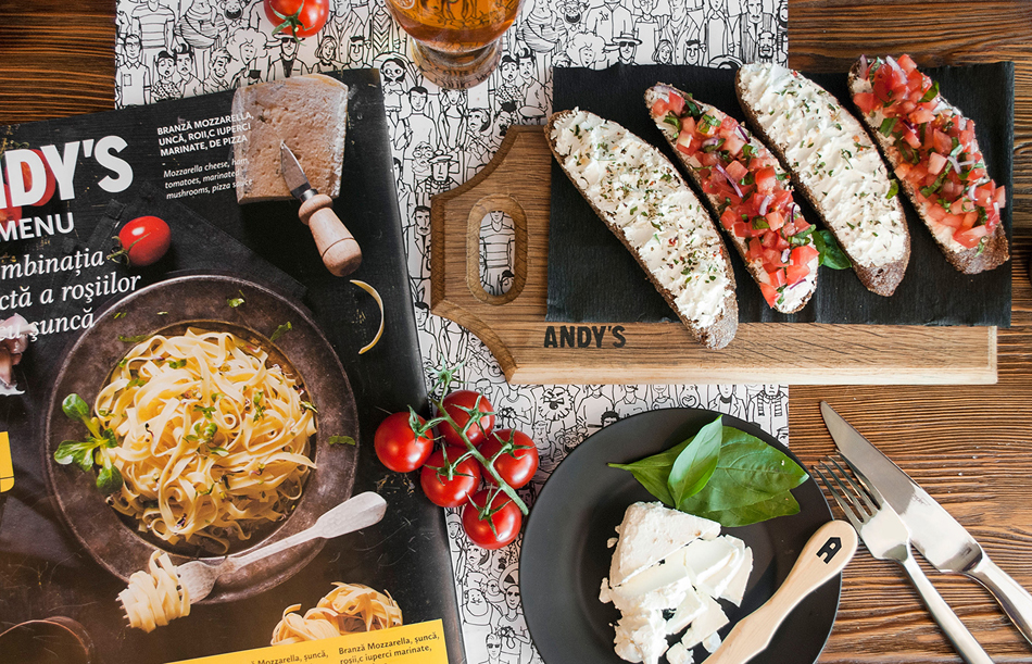 Meniul Andys Pizza