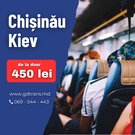 GDTrans - Transport Chisinau - Iași, Ungheni - Iași