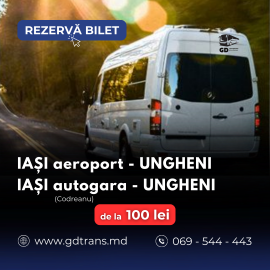 GDTrans - Transport Chisinau - Iași, Ungheni - Iași